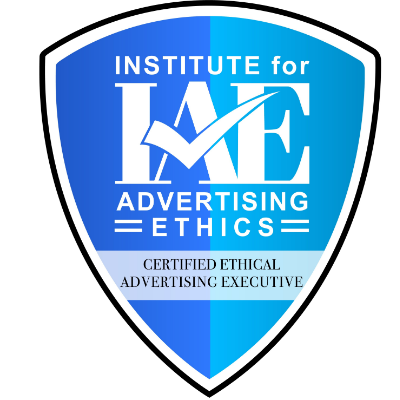 Institute for Advertising Ethics Certified Ethical Advertising Executive Badge